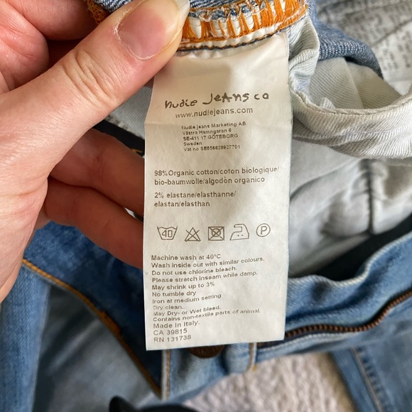 Nudie Jeans Thin Finn Shoreline W32 L30 - Picture 15 of 16